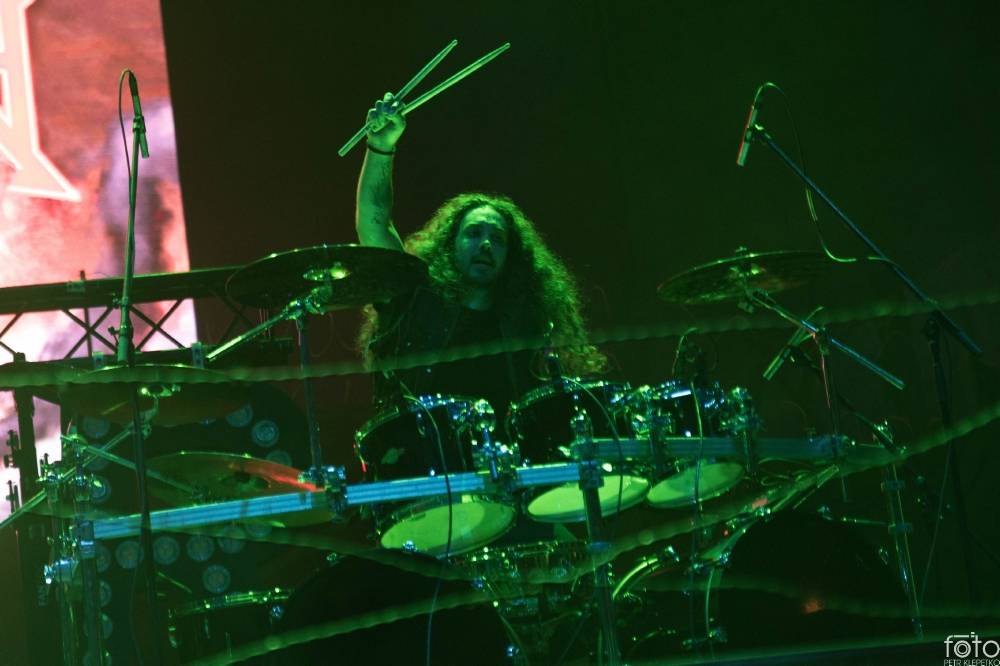 V O2 areně bylo opravdu horko. Sabaton si přivezli show plnou ohnivých efektů