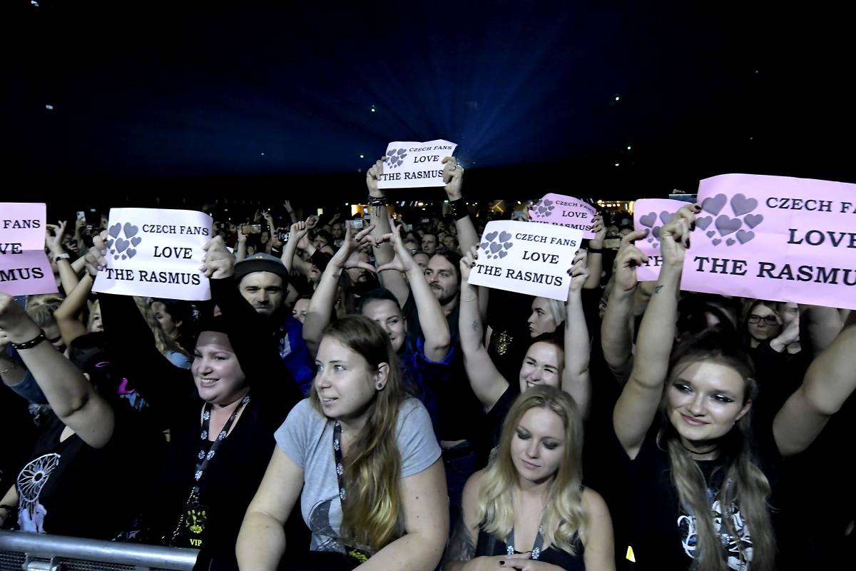 The Rasmus rozpálili Forum Karlín, předskakovali jim We Are Domi a Icon For Hire
