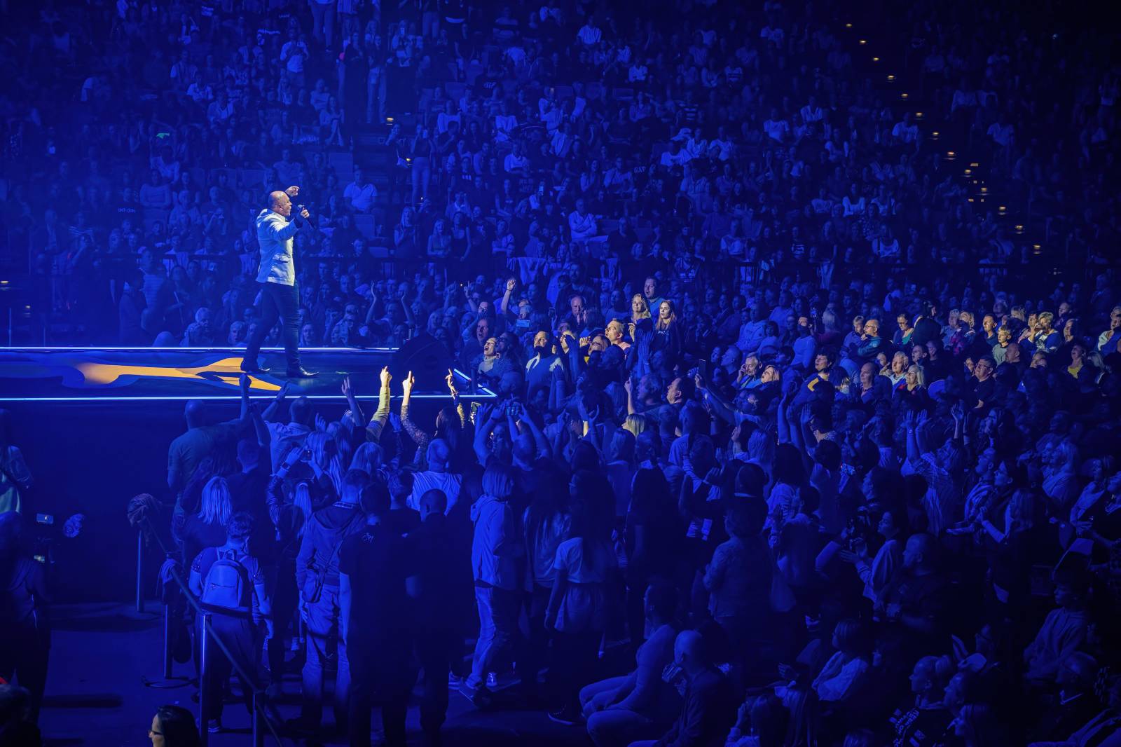 Marek Ztracený na Českém mejdanu s Impulsem rozsvítil O2 arenu