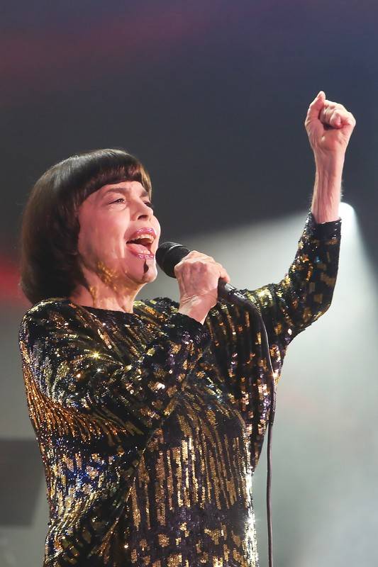 Na brněnském Výstavišti zněl francouzský šanson v podání Mireille Mathieu