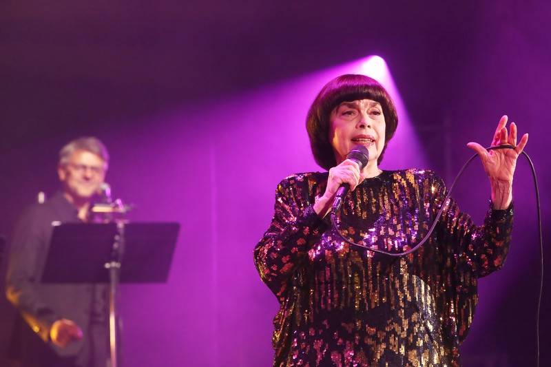 Na brněnském Výstavišti zněl francouzský šanson v podání Mireille Mathieu