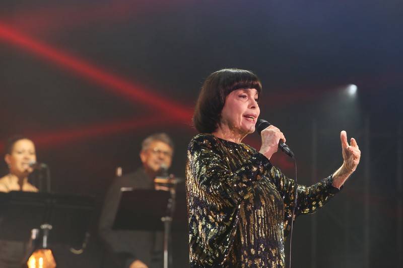 Na brněnském Výstavišti zněl francouzský šanson v podání Mireille Mathieu