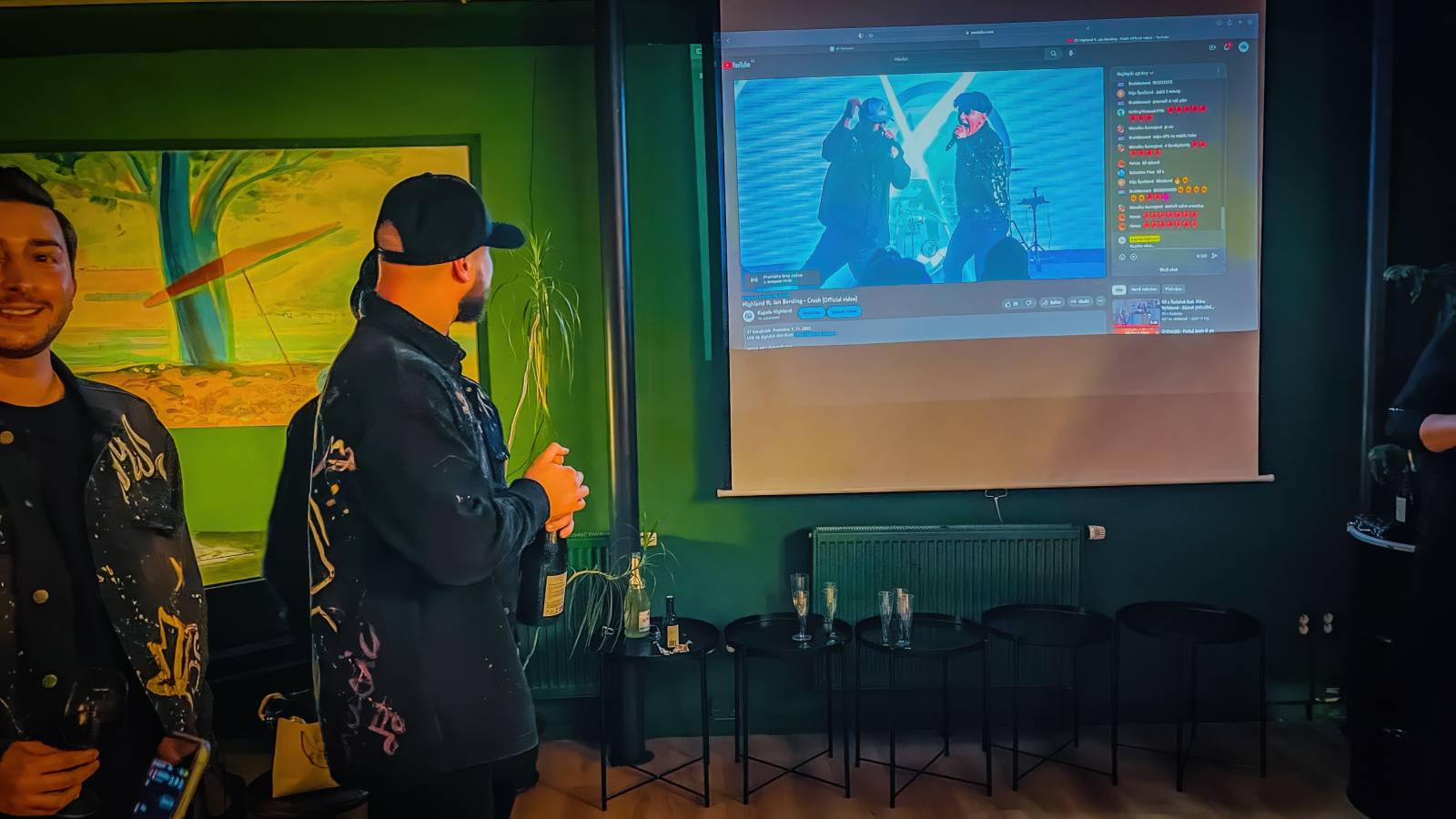 Eduard Rovenský představil svou novou kapelu Highland a pokřtil videoklip k písni Crush