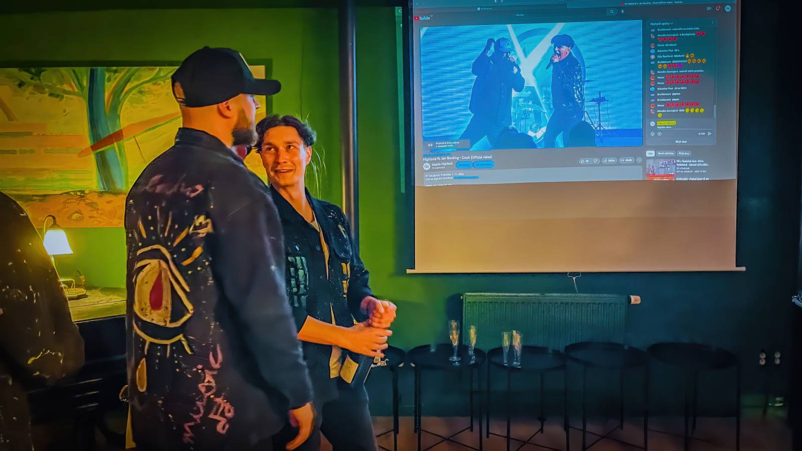 Eduard Rovenský představil svou novou kapelu Highland a pokřtil videoklip k písni Crush