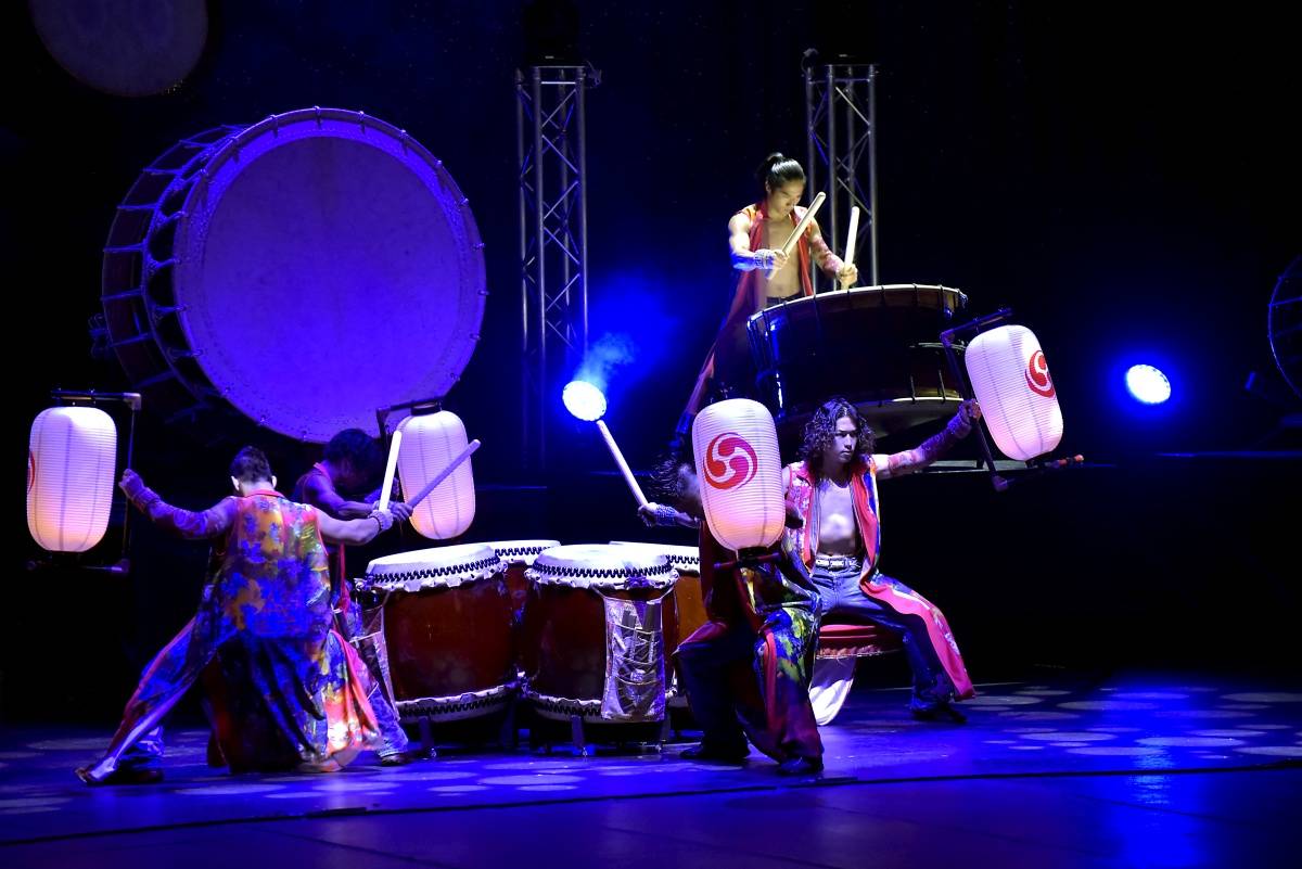 Japonští bubeníci Yamato nadchli fanoušky v pražském Kongresovém centru