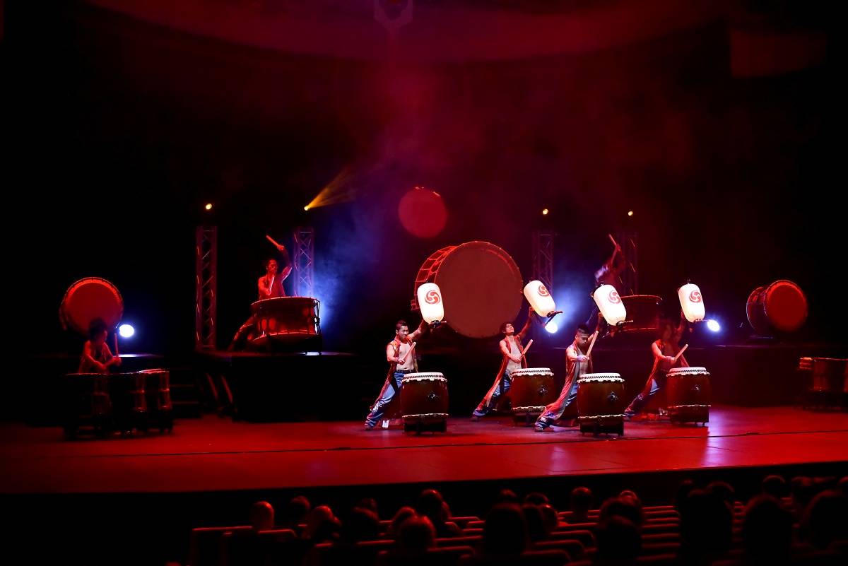 Japonští bubeníci Yamato nadchli fanoušky v pražském Kongresovém centru