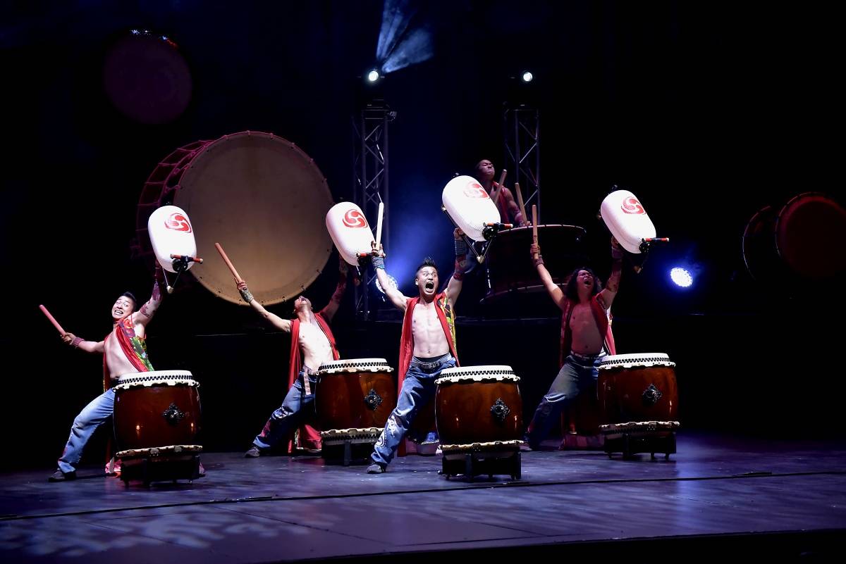 Japonští bubeníci Yamato nadchli fanoušky v pražském Kongresovém centru