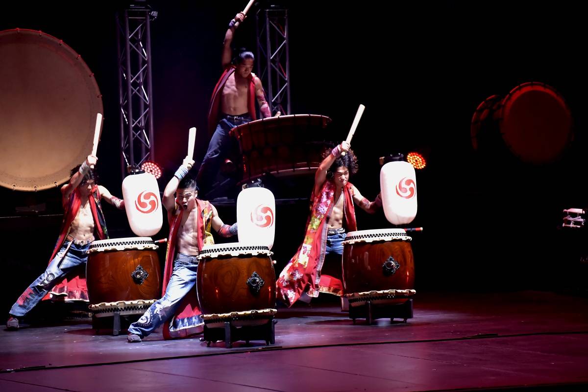 Japonští bubeníci Yamato nadchli fanoušky v pražském Kongresovém centru