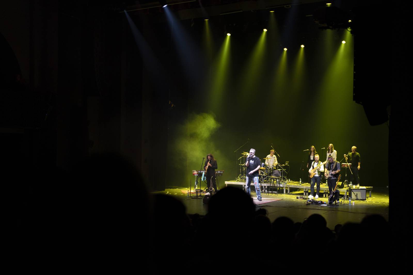 Koncert zakončený ve stoje. Richard Müller zahrál v Divadle Hybernia