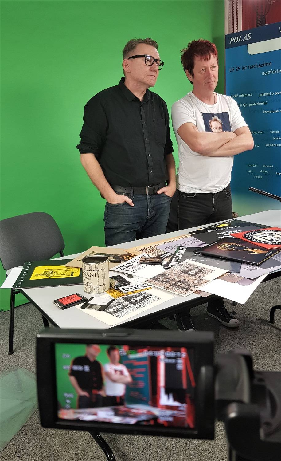 Vypsaná fiXa, Michal Pavlíček, Iva Pazderková, Marek Taclík i Kateřina Marie Tichá točili spot Žebříku