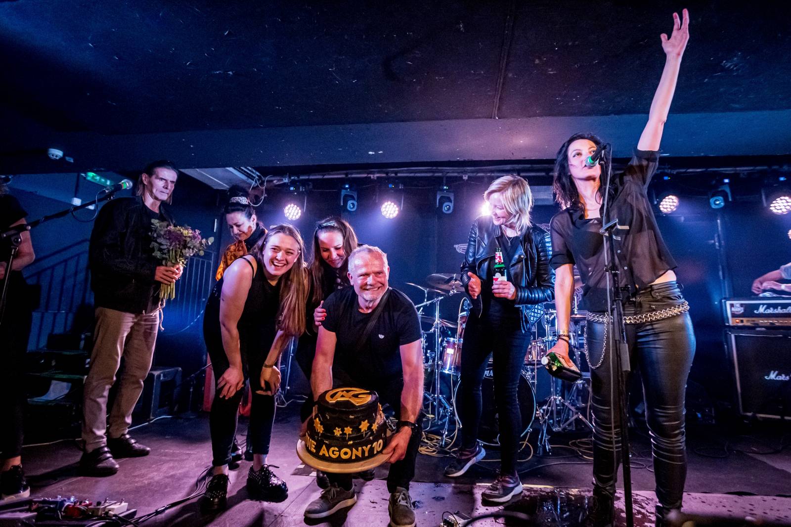 The Agony oslavily v Rock Café deset let a pokřtily nové album