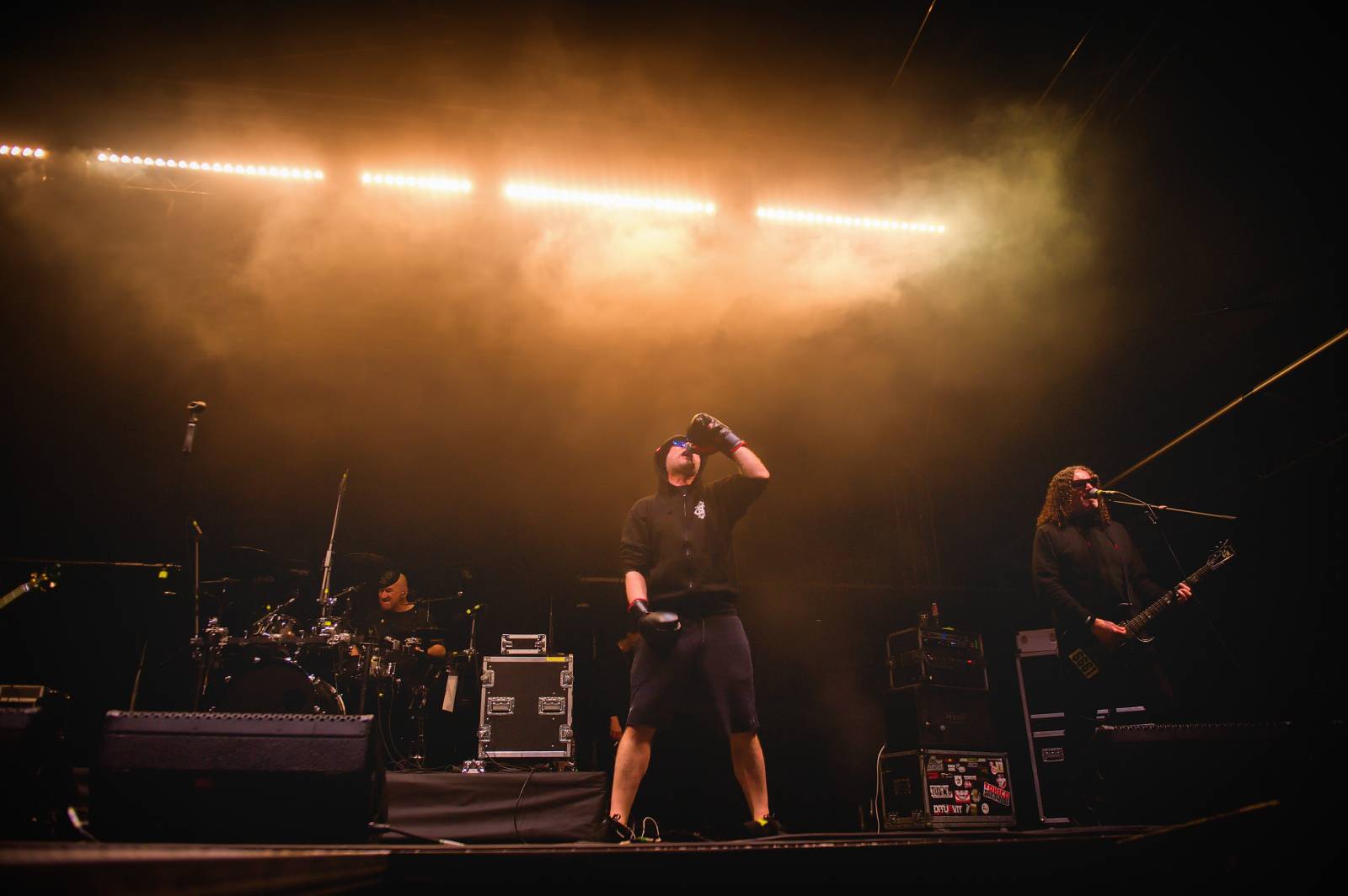 Průtrže mračen dobrou náladu nespláchly. Brněnský Majáles přivítal Ewu Farnou, Horkýže Slíže i Kryštof