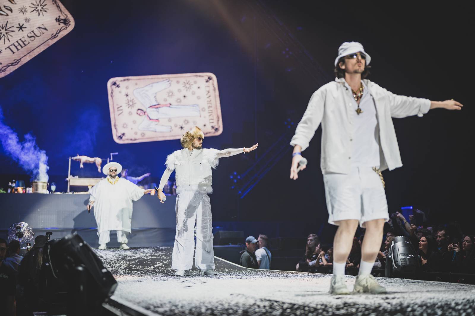 Kapitán Demo v O2 areně pokřtil album a griloval sele