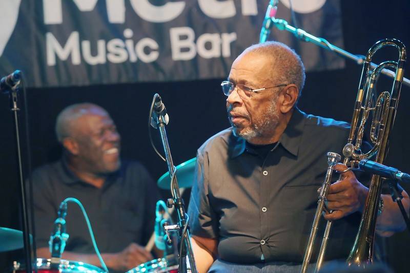 Pozounista Fred Wesley předvedl své umění na Groove Brno