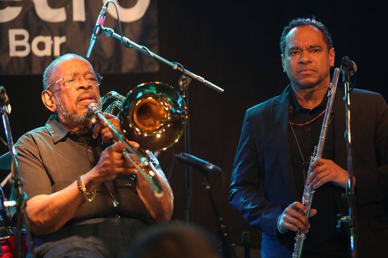 Pozounista Fred Wesley předvedl své umění na Groove Brno