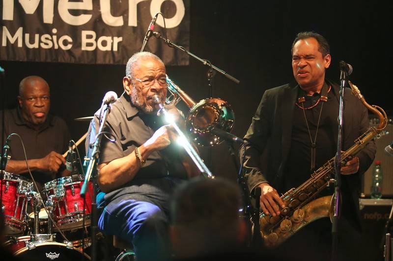 Pozounista Fred Wesley předvedl své umění na Groove Brno