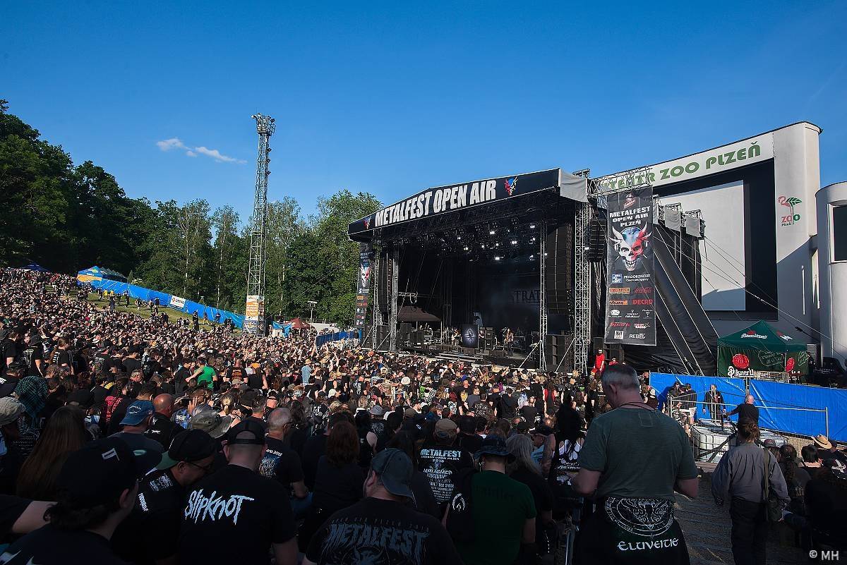 Plzeň se oblékla do černého. První den Metalfestu ovládli Avatar a Arch Enemy
