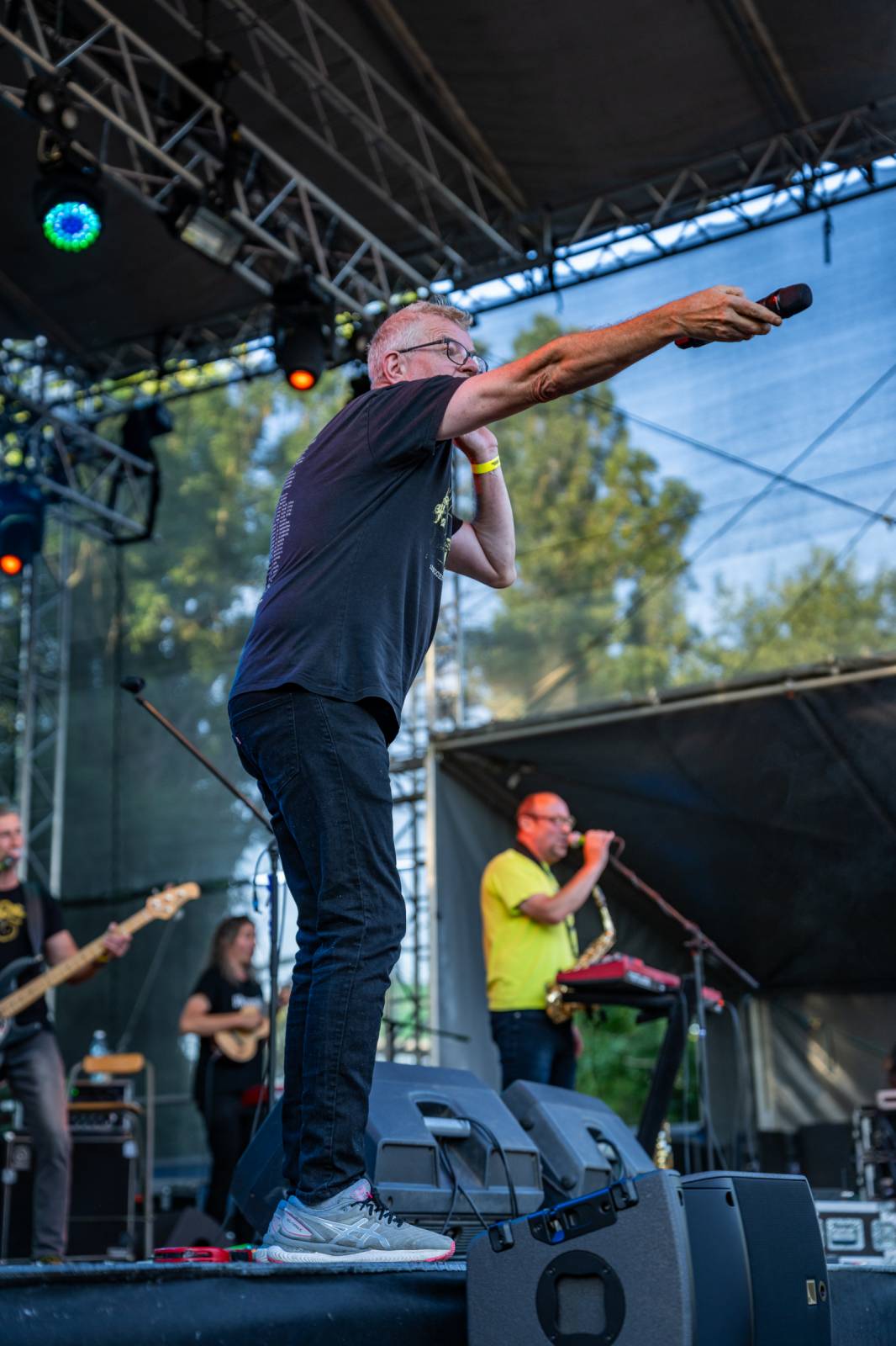 Mňága a Žďorp bavila fanoušky v Ledárnách Braník