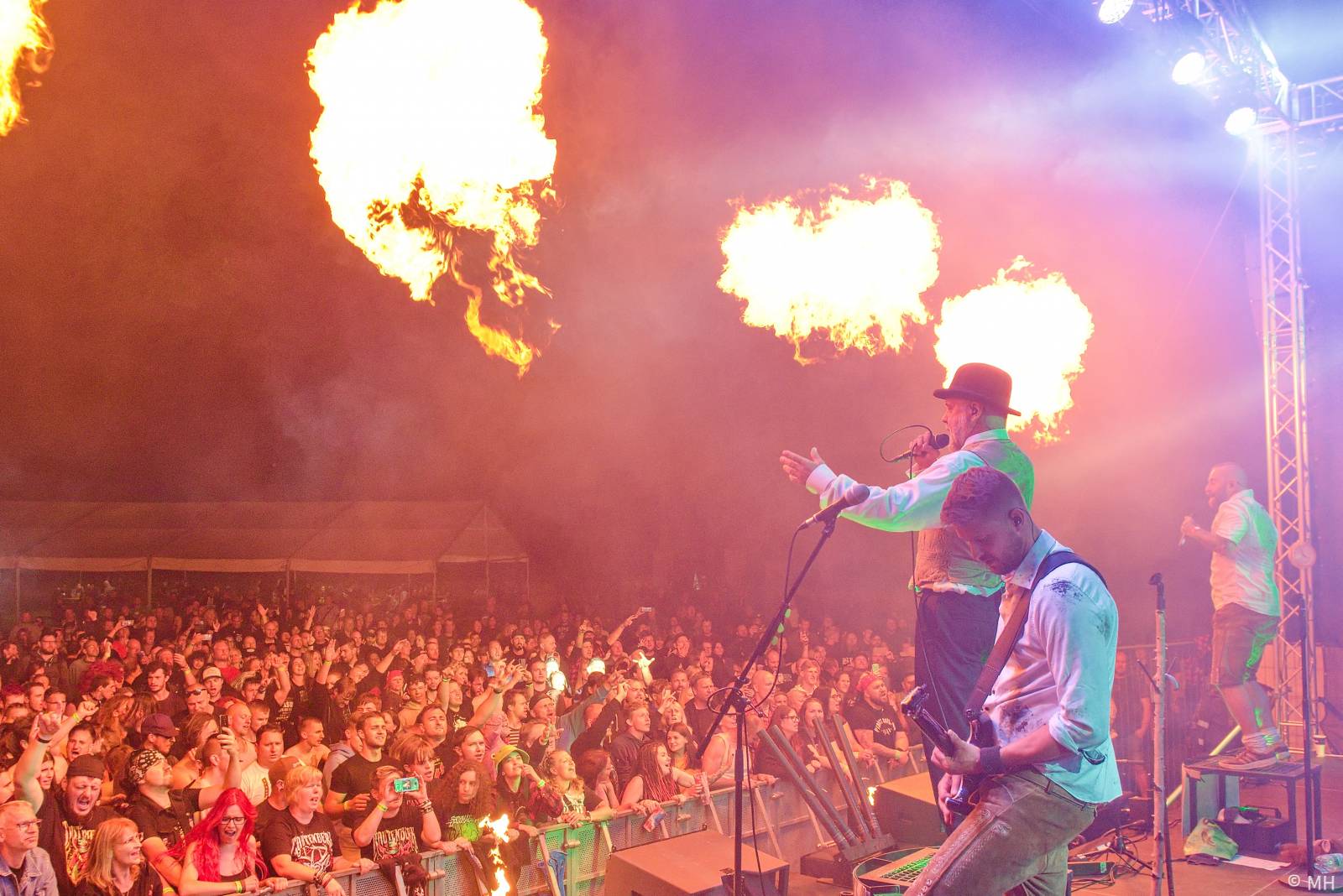 Rock for JK Manětín uzavřel Trautenberk, punkáče bavili SPS a publikum rozdováděla i Vypsaná fiXa 