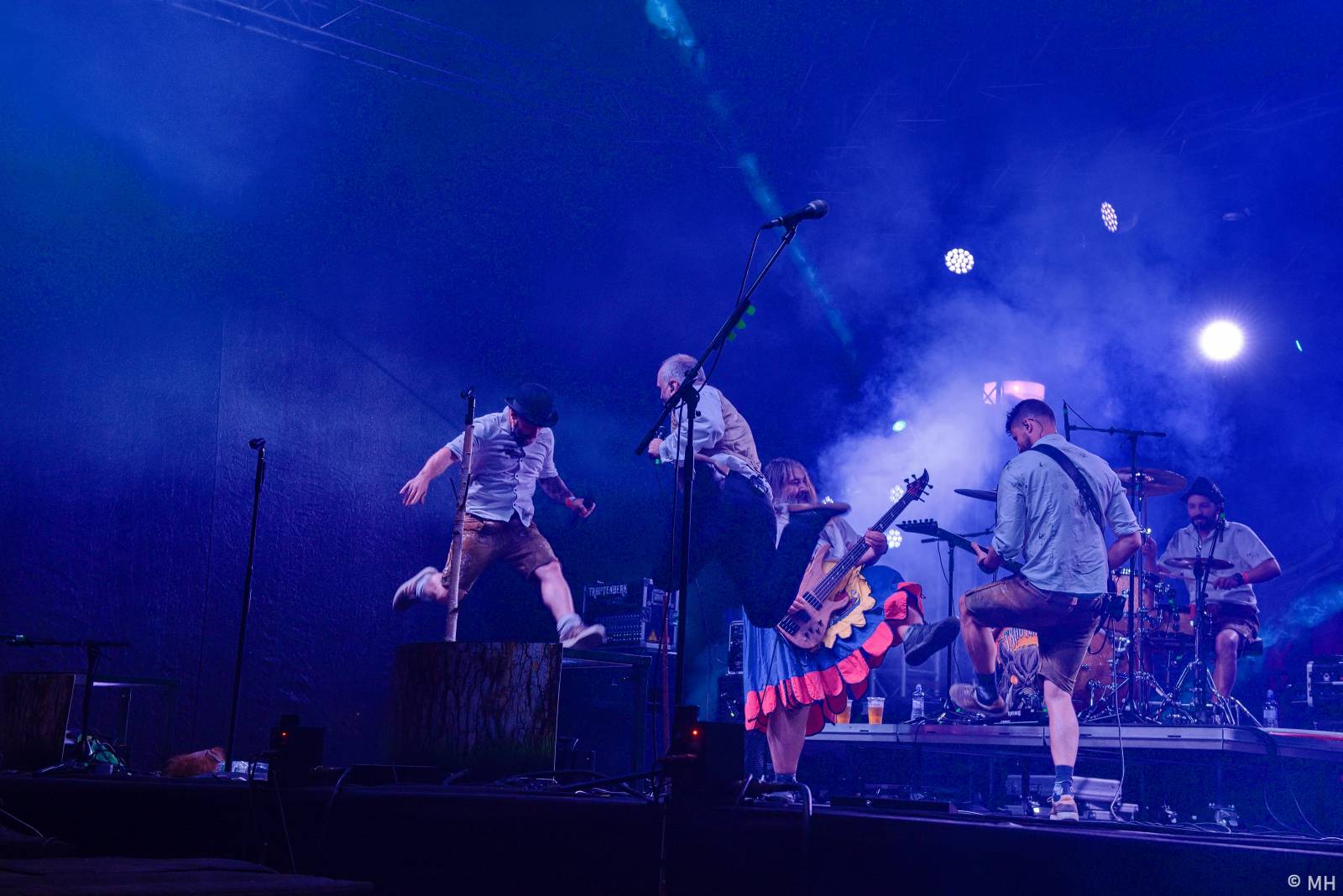 Rock for JK Manětín uzavřel Trautenberk, punkáče bavili SPS a publikum rozdováděla i Vypsaná fiXa 