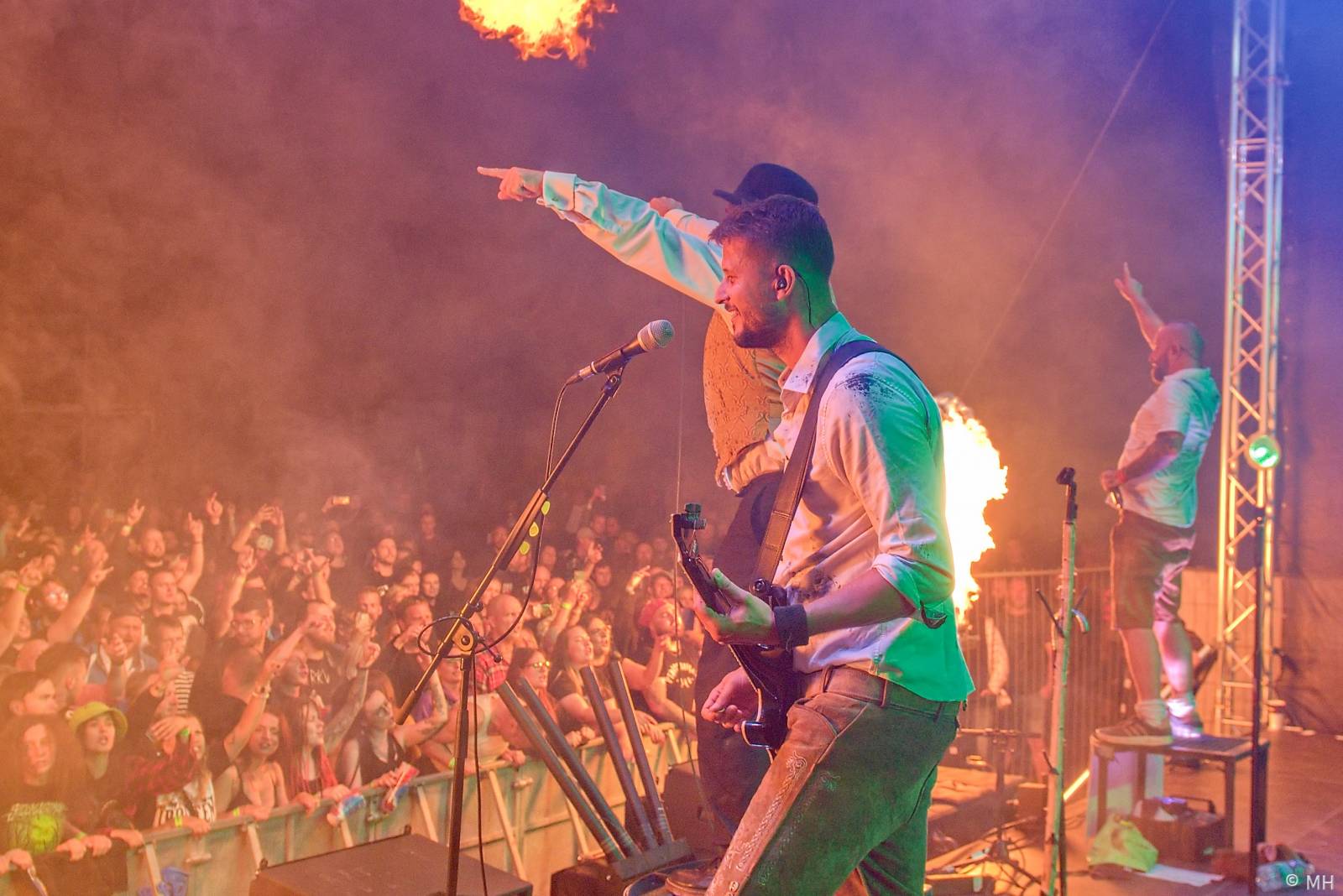 Rock for JK Manětín uzavřel Trautenberk, punkáče bavili SPS a publikum rozdováděla i Vypsaná fiXa 