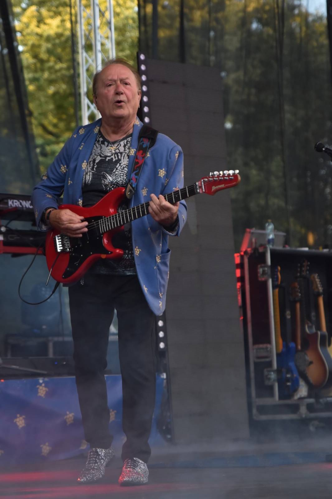 Olympic a jeho vlak, co nikdy nestaví, dorazil do Plzně. Za Plazou odehrál své největší hity