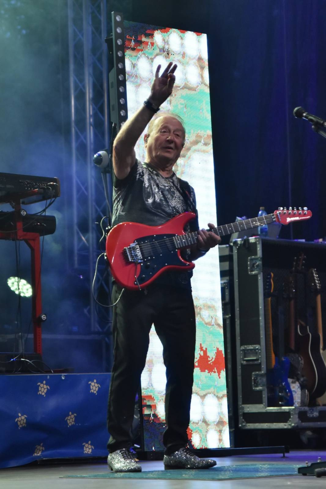 Olympic a jeho vlak, co nikdy nestaví, dorazil do Plzně. Za Plazou odehrál své největší hity