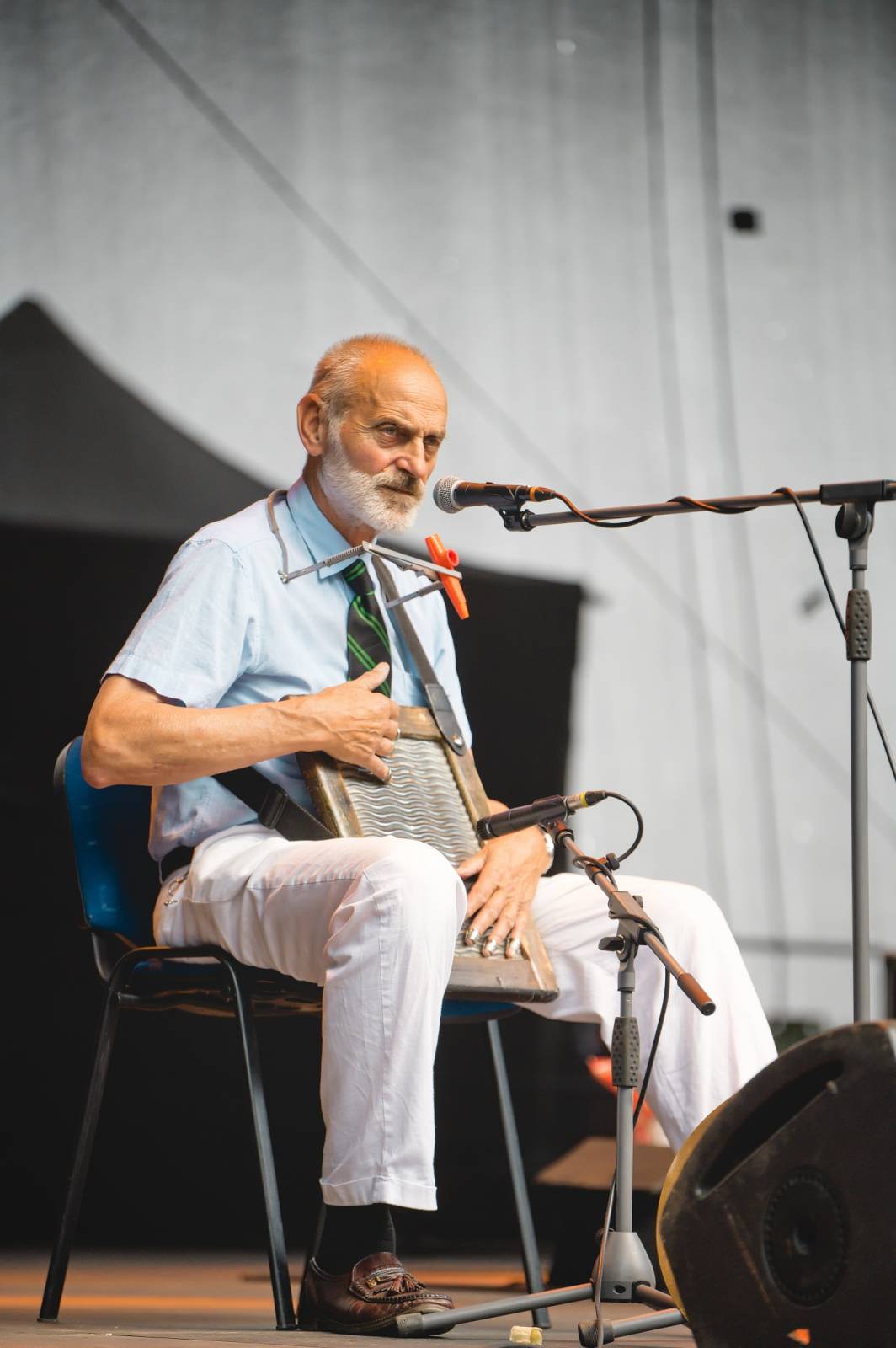 Na Vysočina festu se o zábavu staral Ivan Mládek, největší show obstarali Rybičky 48 a Mirai