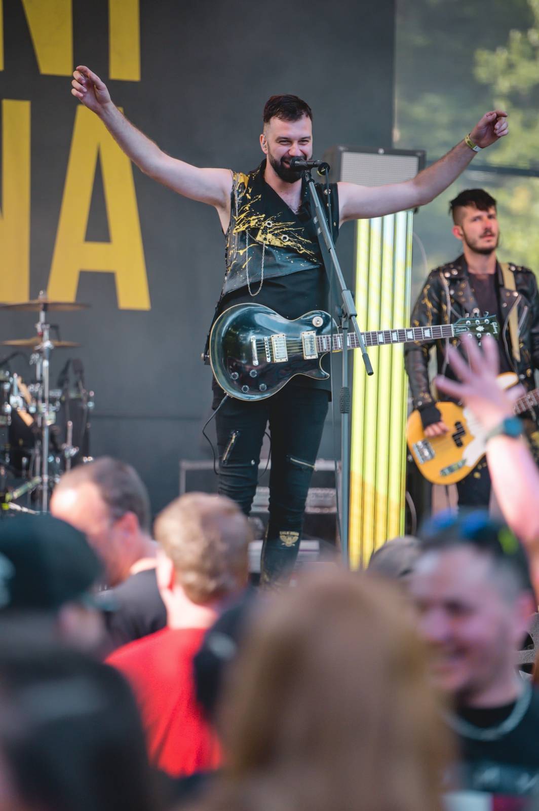 Na Vysočina festu se o zábavu staral Ivan Mládek, největší show obstarali Rybičky 48 a Mirai