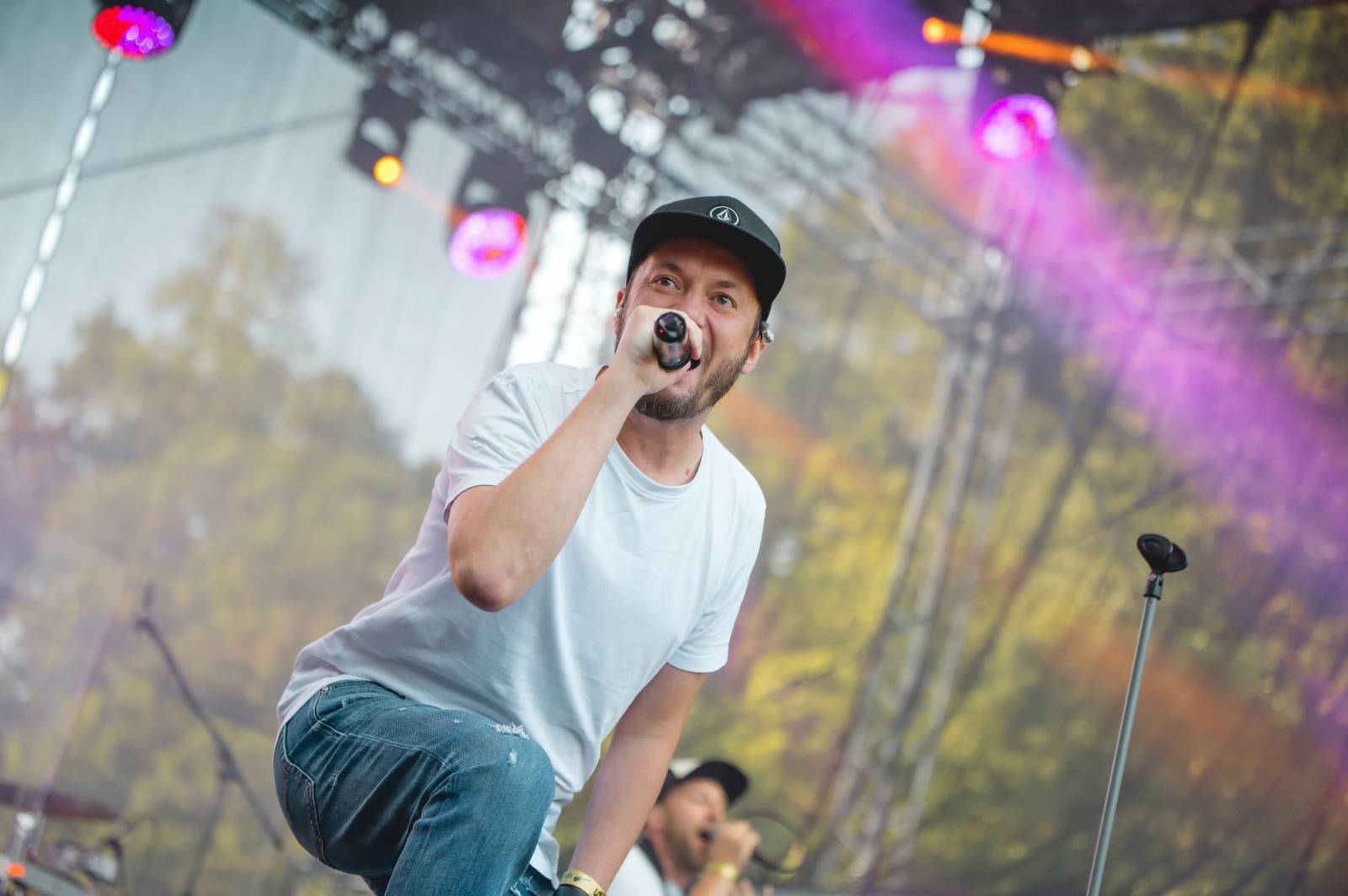 Na Vysočina festu se o zábavu staral Ivan Mládek, největší show obstarali Rybičky 48 a Mirai