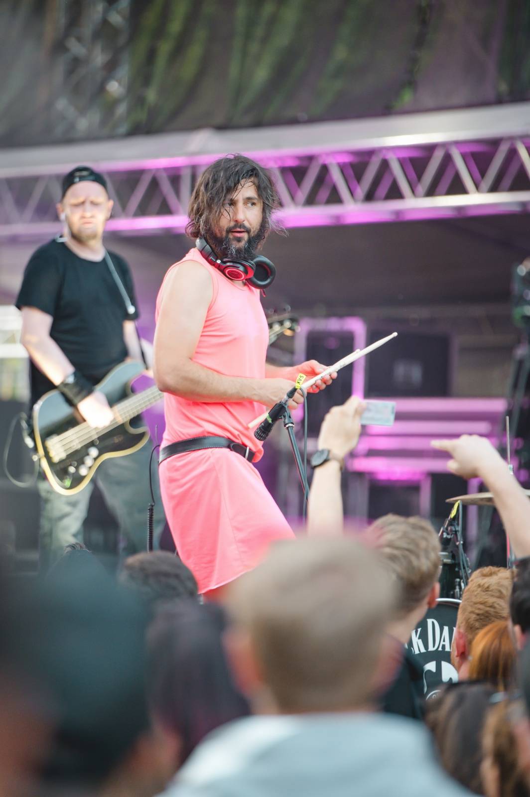 Na Vysočina festu se o zábavu staral Ivan Mládek, největší show obstarali Rybičky 48 a Mirai