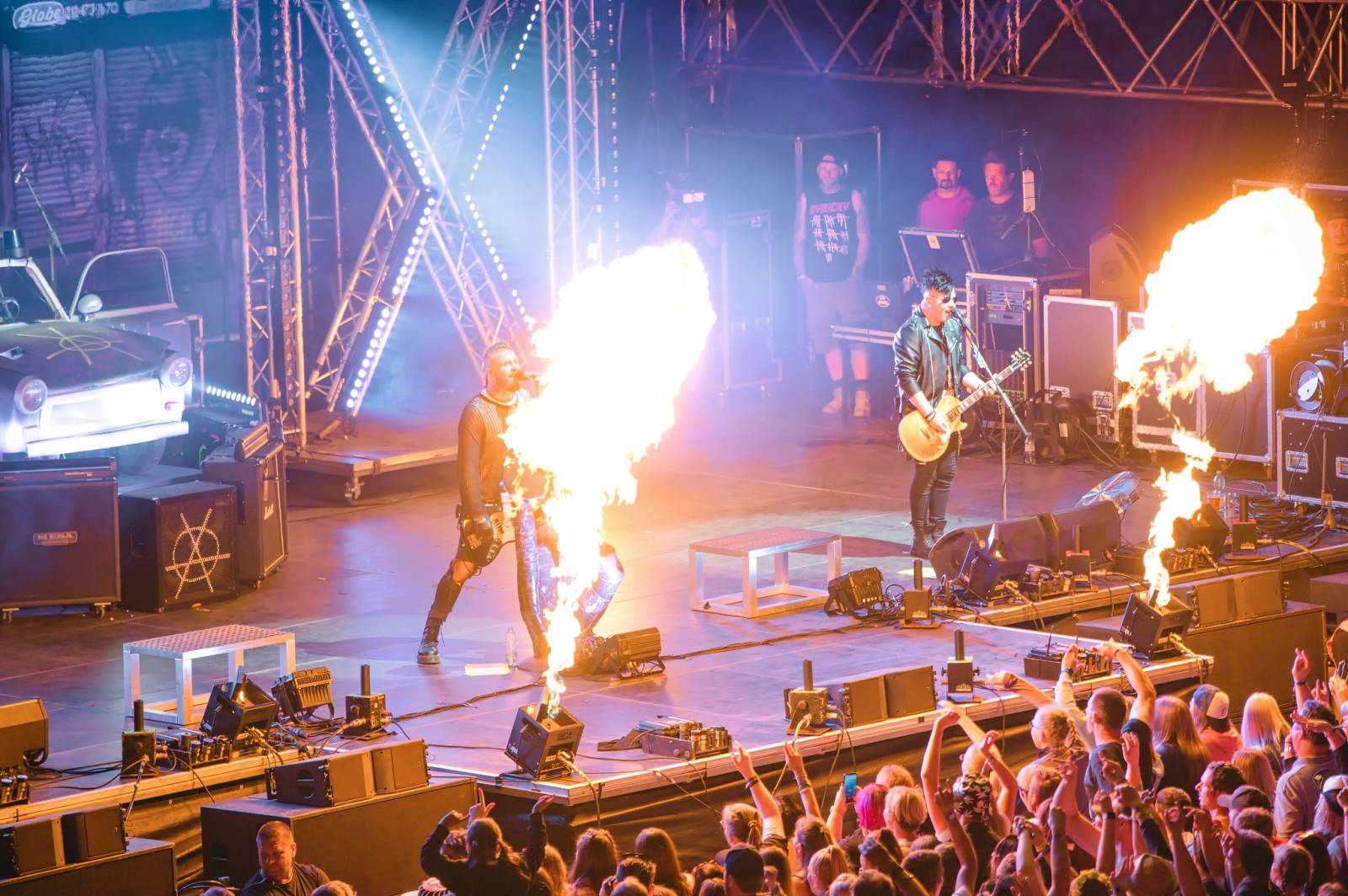 Na Vysočina festu se o zábavu staral Ivan Mládek, největší show obstarali Rybičky 48 a Mirai