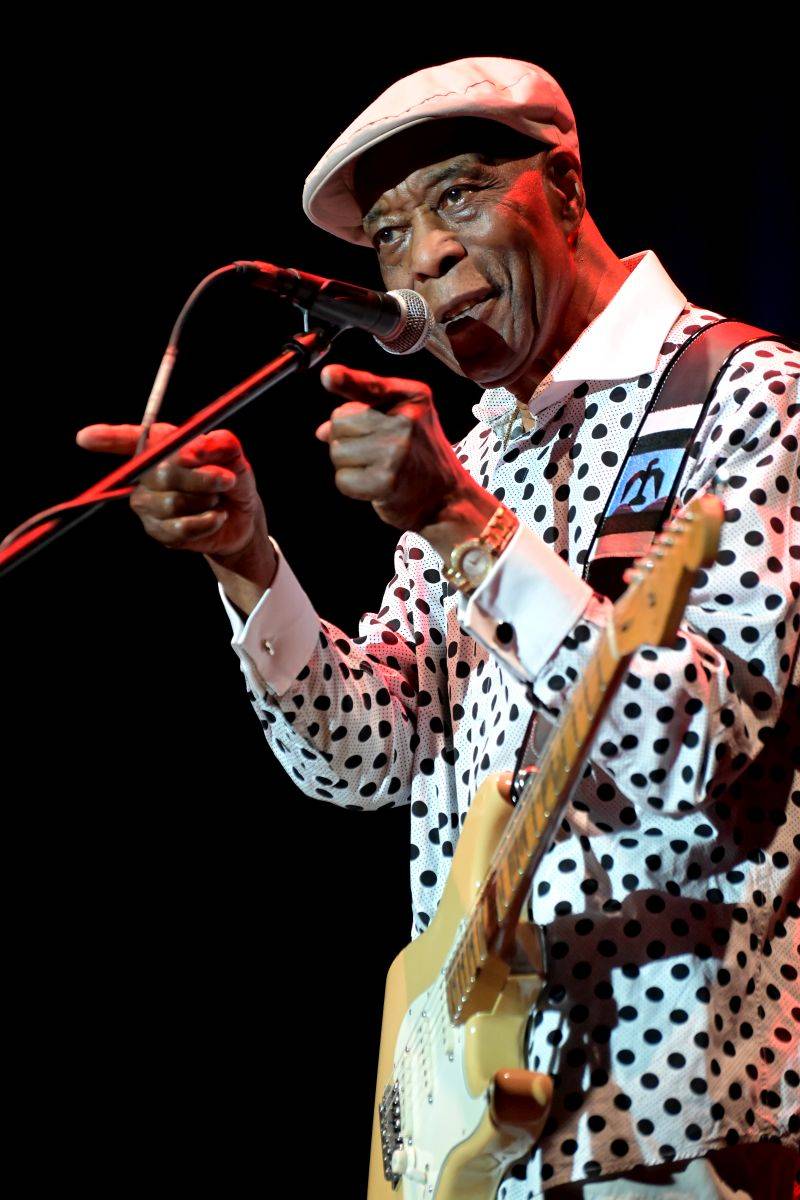 Bluesová legenda Buddy Guy se loučil s českými fanoušky