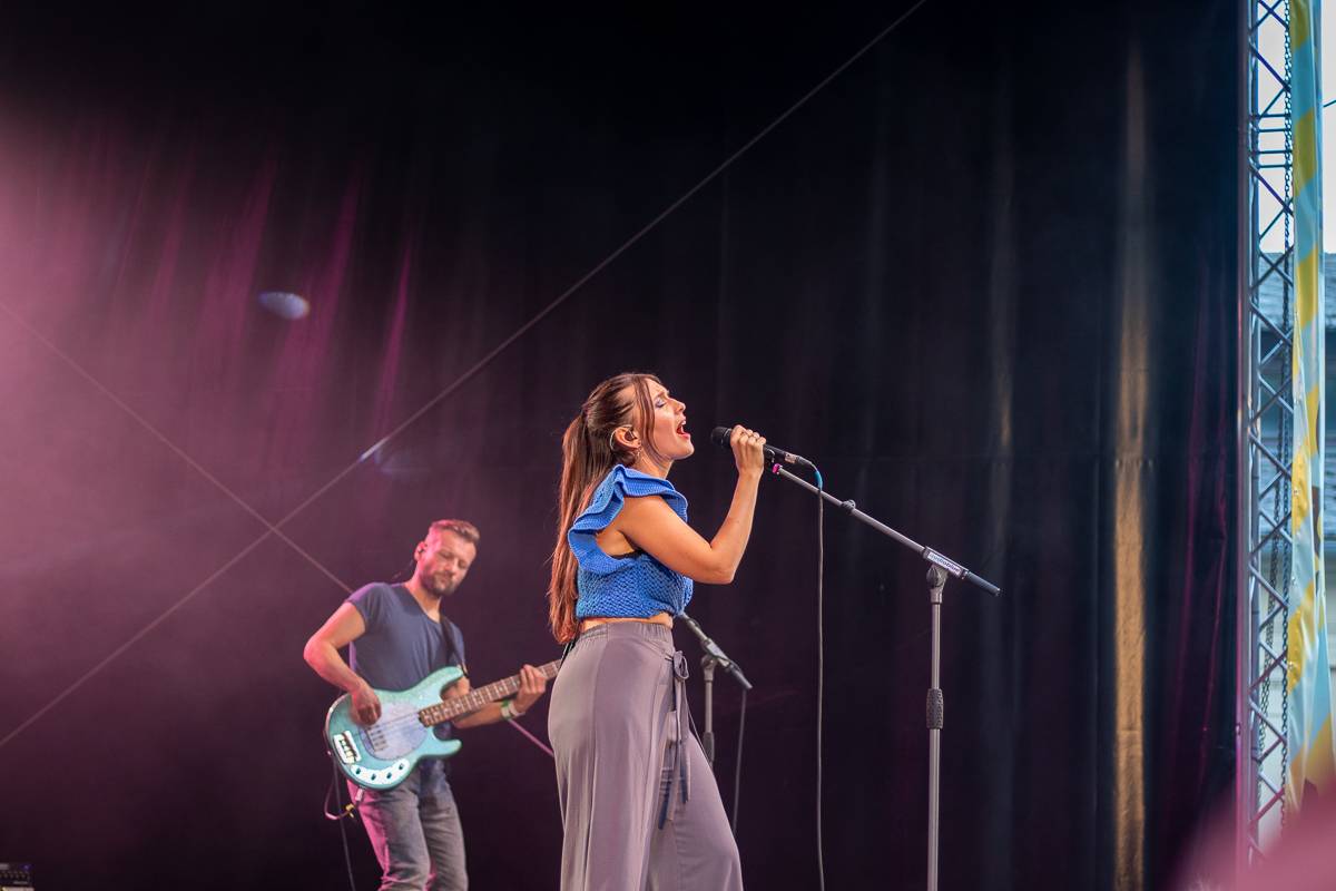 Kateřina Marie Tichá rozdávala na Občanské plovárně dobrou náladu