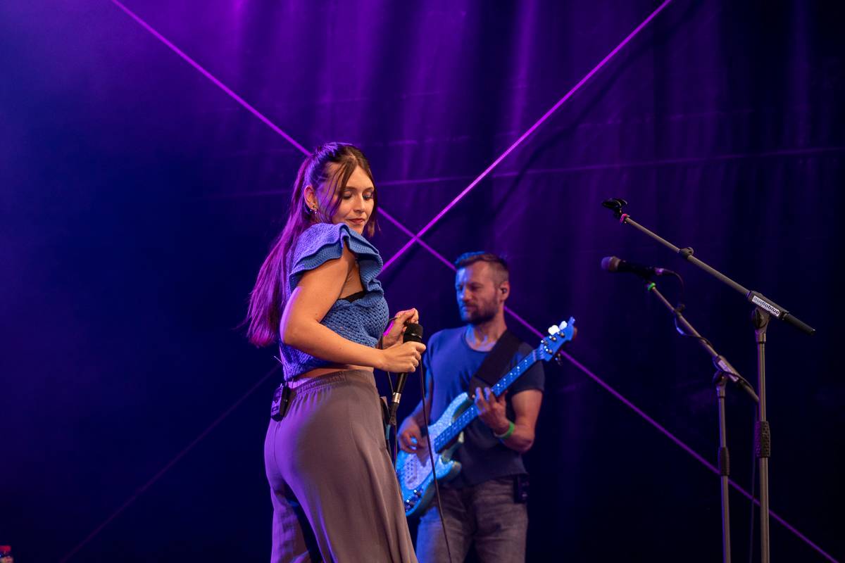 Kateřina Marie Tichá rozdávala na Občanské plovárně dobrou náladu