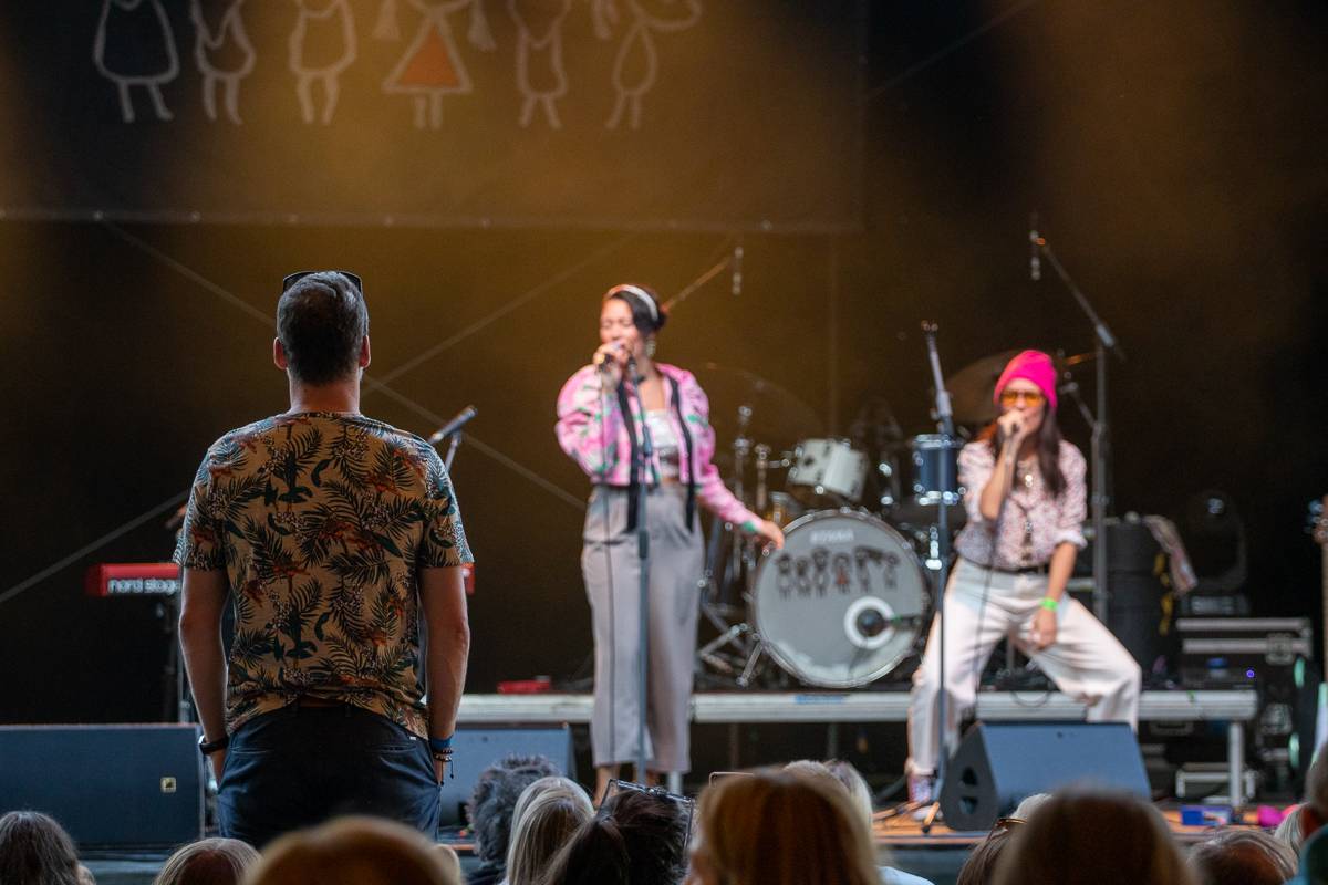 Kateřina Marie Tichá rozdávala na Občanské plovárně dobrou náladu