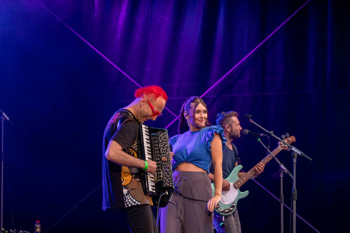 Kateřina Marie Tichá rozdávala na Občanské plovárně dobrou náladu