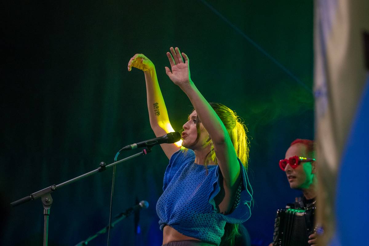 Kateřina Marie Tichá rozdávala na Občanské plovárně dobrou náladu