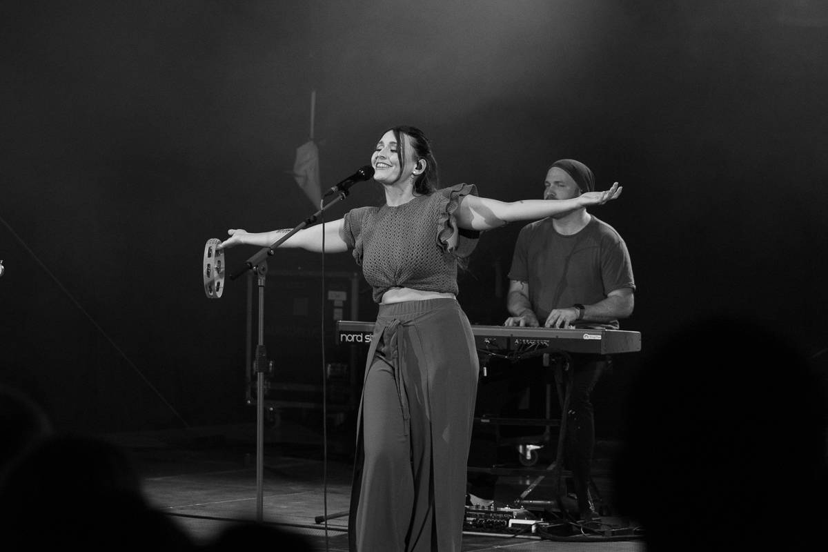 Kateřina Marie Tichá rozdávala na Občanské plovárně dobrou náladu