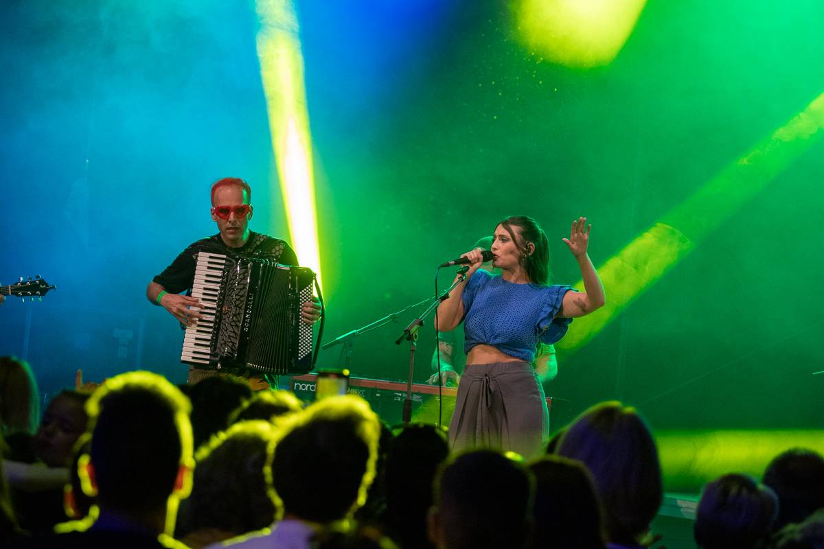 Kateřina Marie Tichá rozdávala na Občanské plovárně dobrou náladu