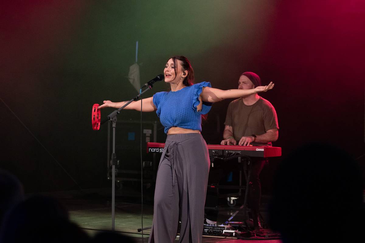 Kateřina Marie Tichá rozdávala na Občanské plovárně dobrou náladu