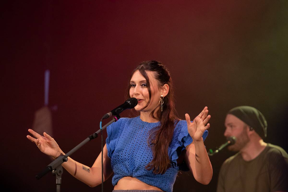 Kateřina Marie Tichá rozdávala na Občanské plovárně dobrou náladu