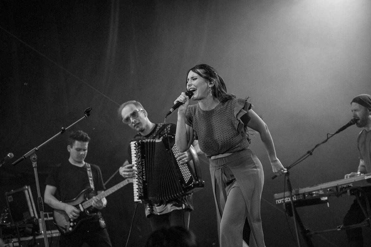 Kateřina Marie Tichá rozdávala na Občanské plovárně dobrou náladu