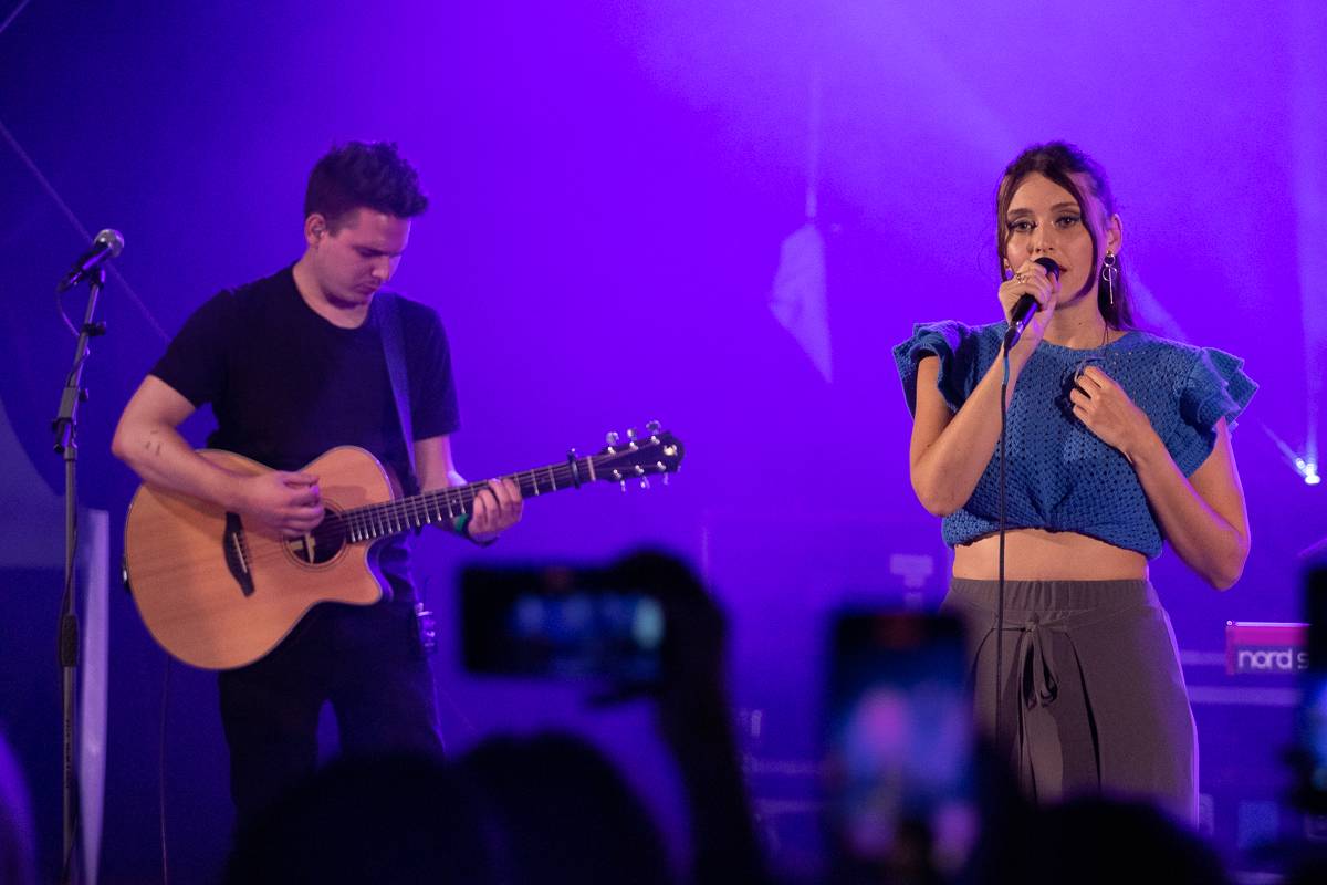 Kateřina Marie Tichá rozdávala na Občanské plovárně dobrou náladu