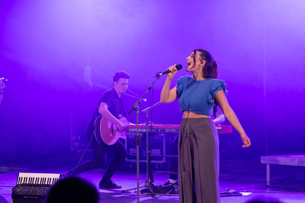 Kateřina Marie Tichá rozdávala na Občanské plovárně dobrou náladu