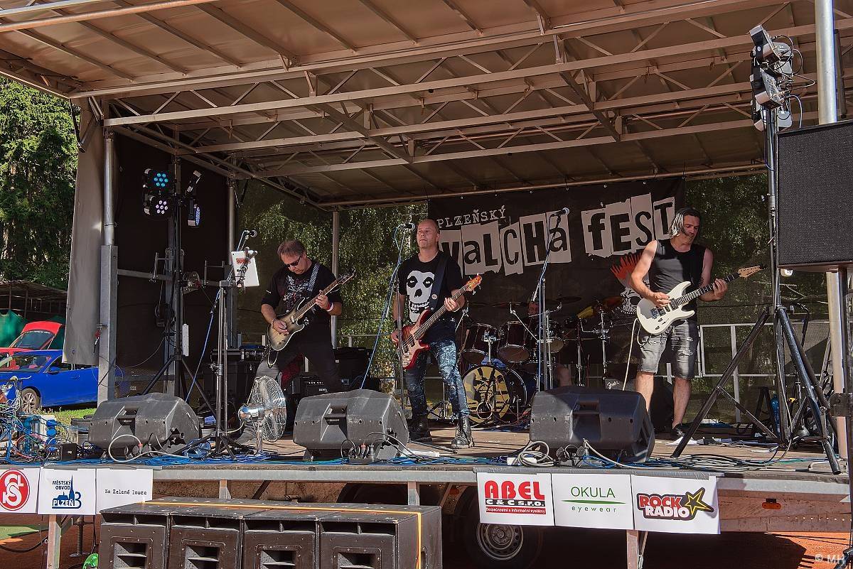 Plzeň bavil Valcha Fest, rockerům hráli Absolutní Neklid, Metalíza i Propast