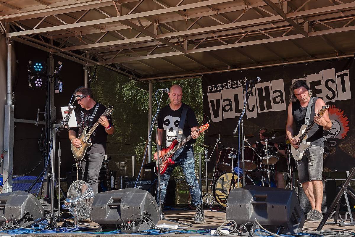 Plzeň bavil Valcha Fest, rockerům hráli Absolutní Neklid, Metalíza i Propast
