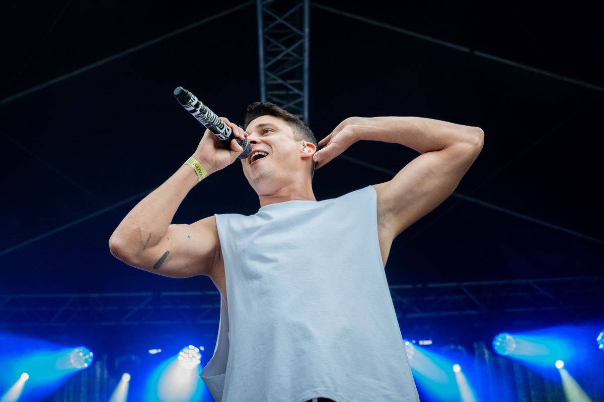 Na Bena Cristovao létali v Ostravě na Bezva Festu plyšáci, Sebastian rozplakal fanynky