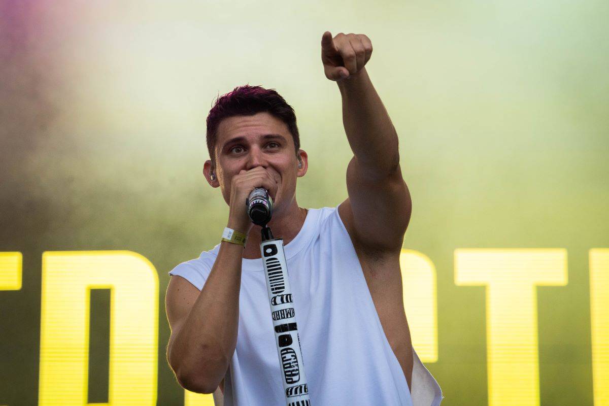 Na Bena Cristovao létali v Ostravě na Bezva Festu plyšáci, Sebastian rozplakal fanynky