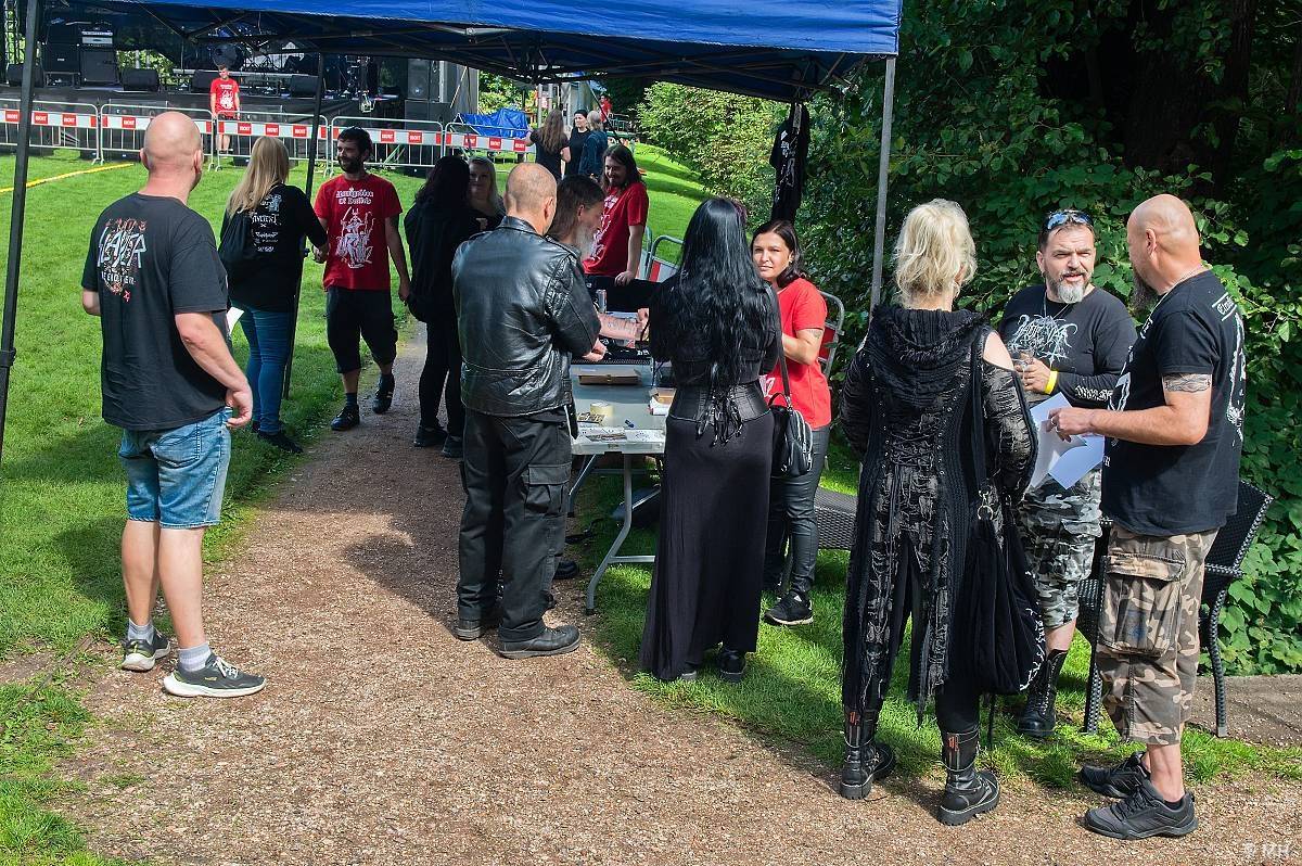 Kalikovským Mlýnem zněl metal, hlavní hvězda Impaled Nazarene do Plzně přijela až z Finska